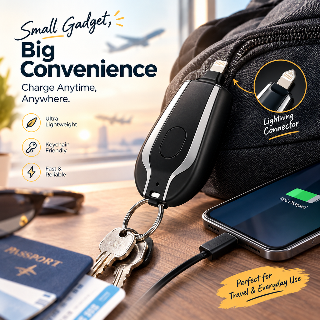 Portable Keychain Powerbank