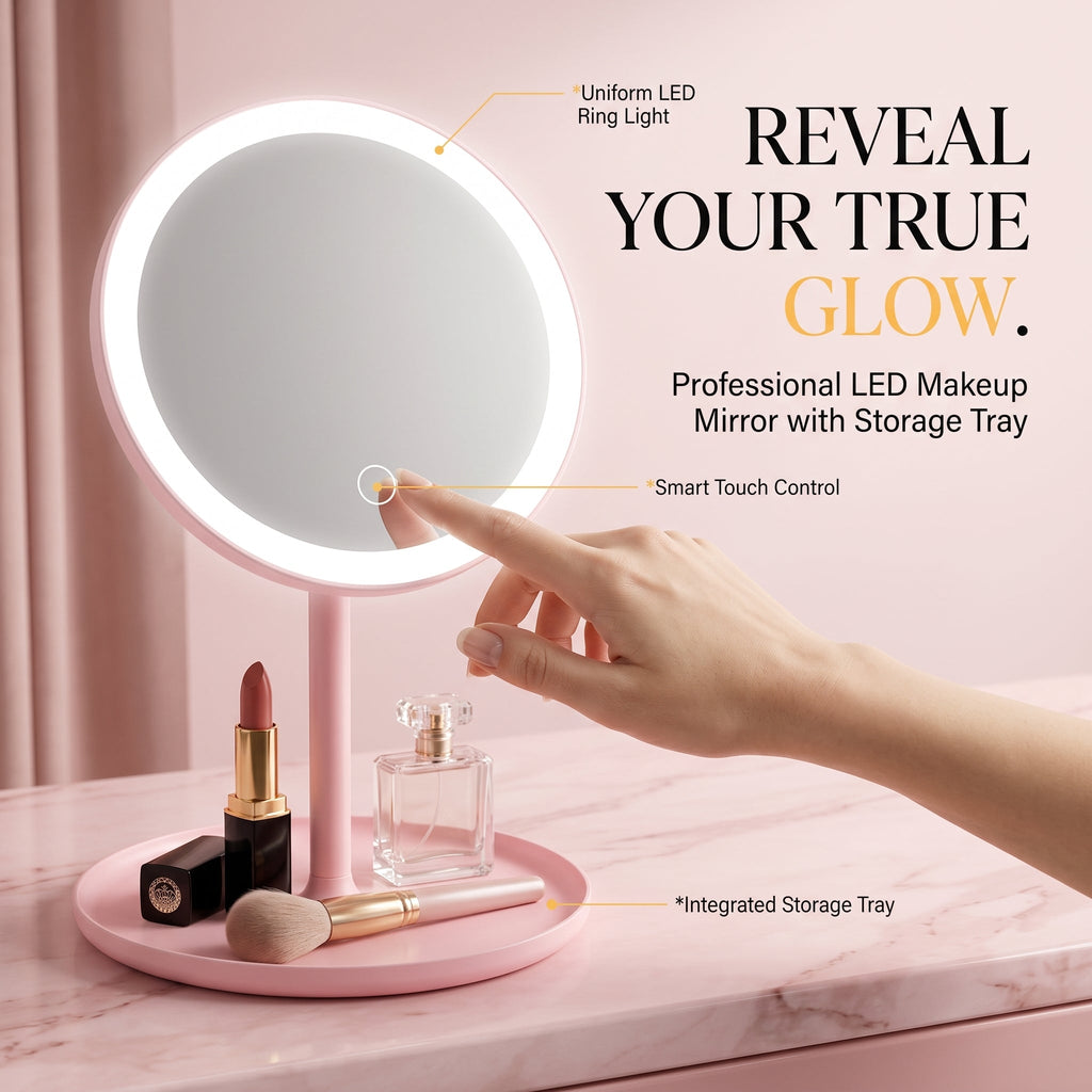 Portable LED Makeup Mirror