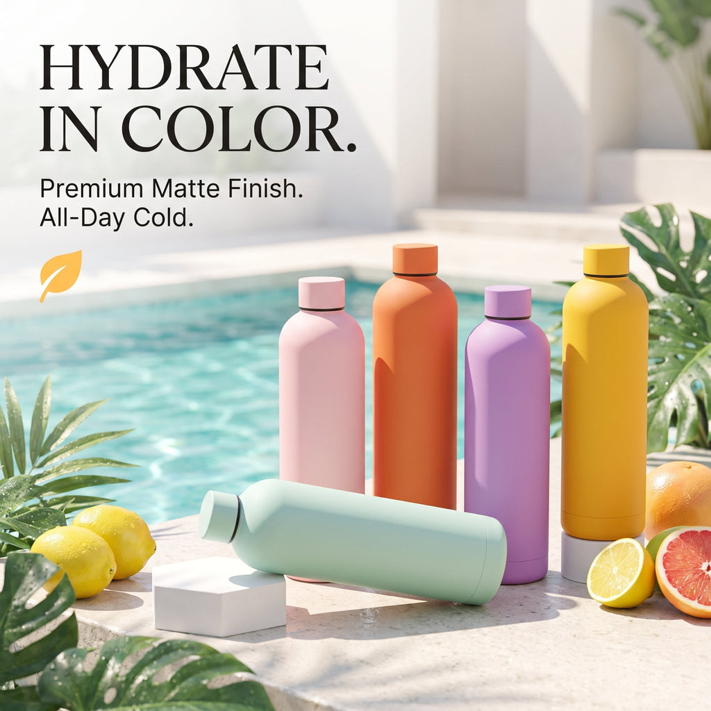 Soft Stainless Steel Thermal Bottles
