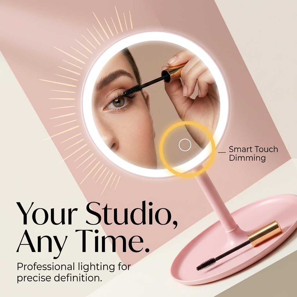 Portable LED Makeup Mirror