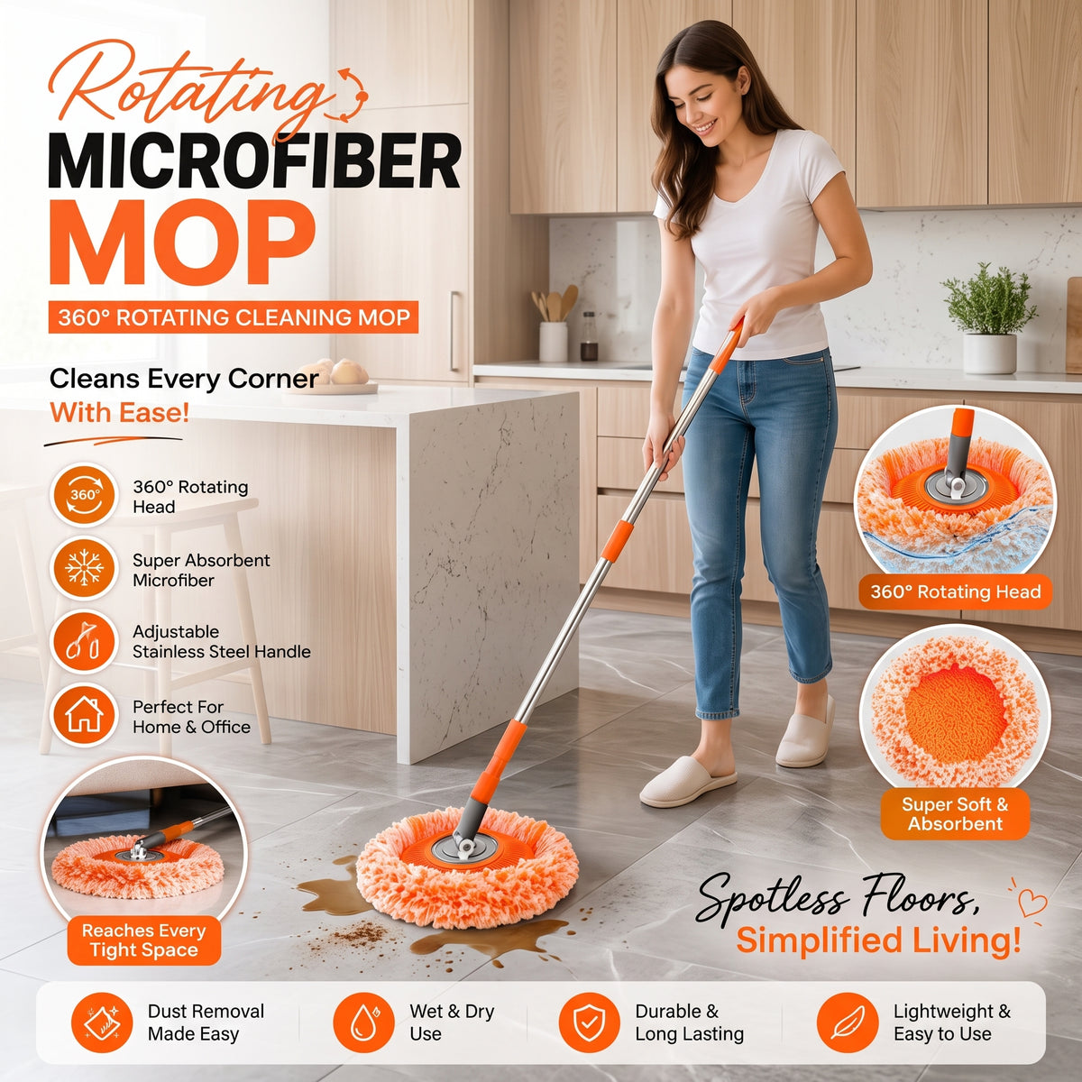 Microfiber 360° Rotating Floor Mop