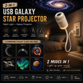 6-in-1 USB Galaxy Star Projector
