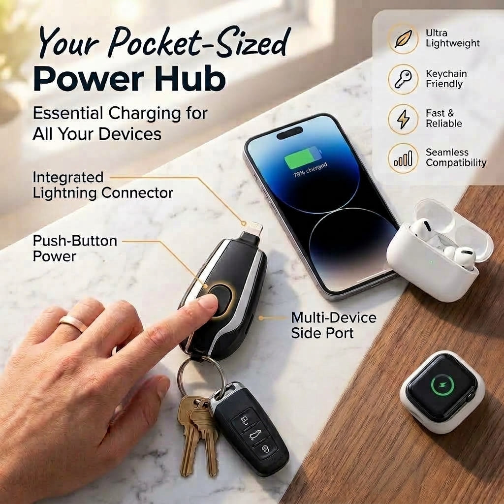Portable Keychain Powerbank